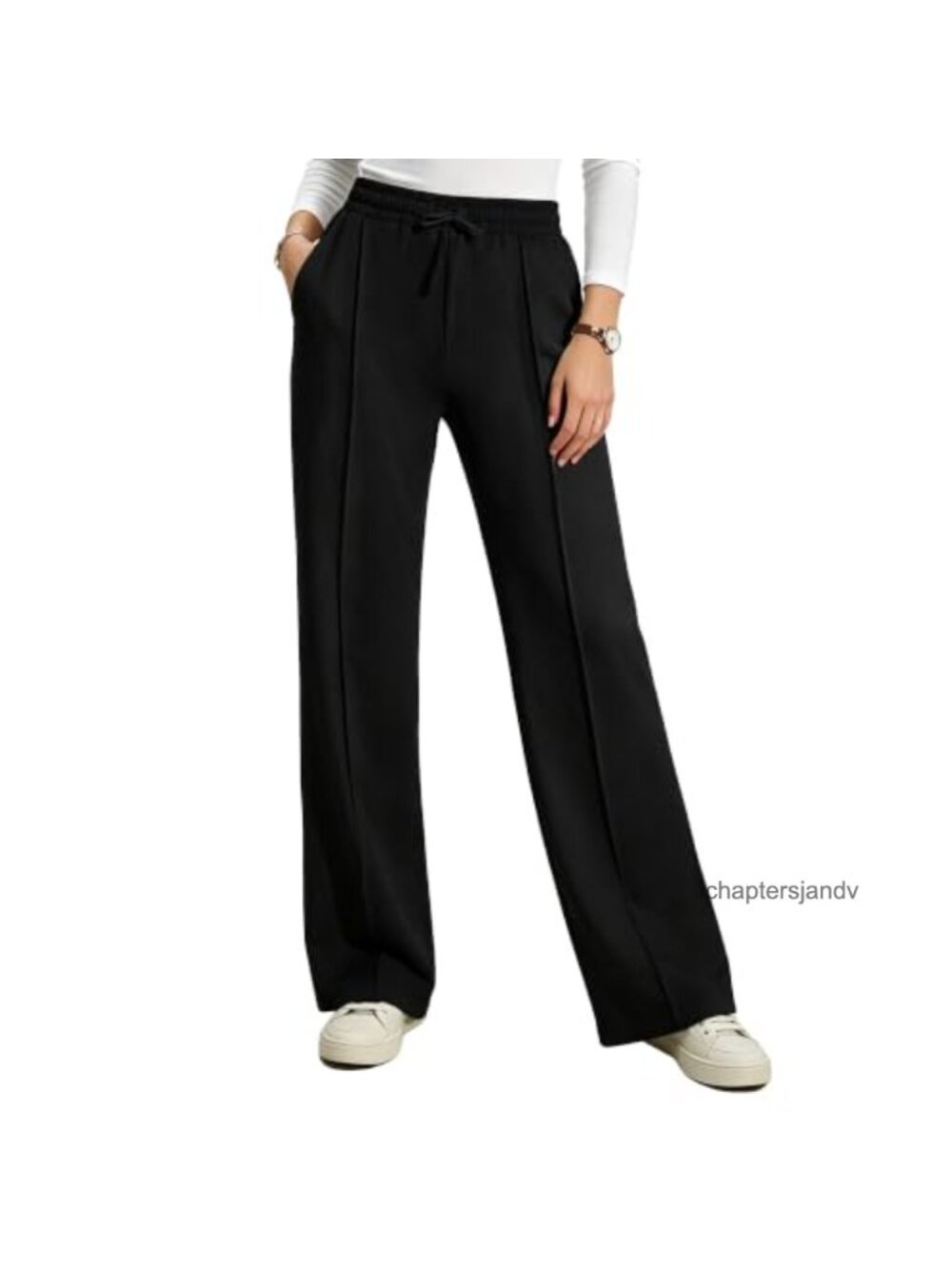 Wide Leg Sweatpants Baggy Palazzo Lounge Pants with Pockets